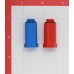 Заглушка полипропиленовая Valtec (VTp.792.M.04) 1/2 НР(ш) (2) красный/синий